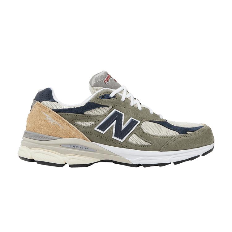 Teddy Santis X New Balance 990v3 Made In USA Olive Unisex Sneakers Grey Blue M990TO3
