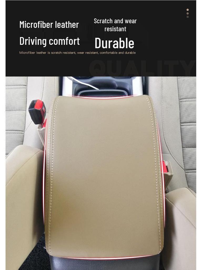 Honda CRV 2017-2021 Model Armrest Box Leather Protective Cover.