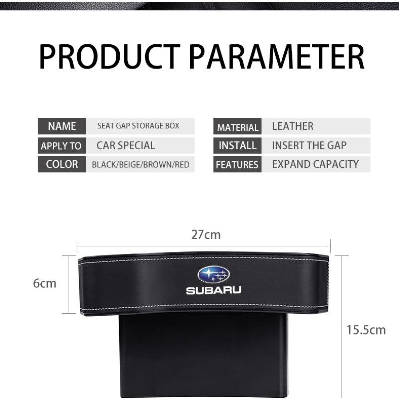 2 st Bilsätesorganisatör Förvaringslåda för springor Spaltgap Biltillbehör För Subaru Legacy LEVORG WRX Outback XV Forester Ascent Exiga SOLTERRA Tribeca