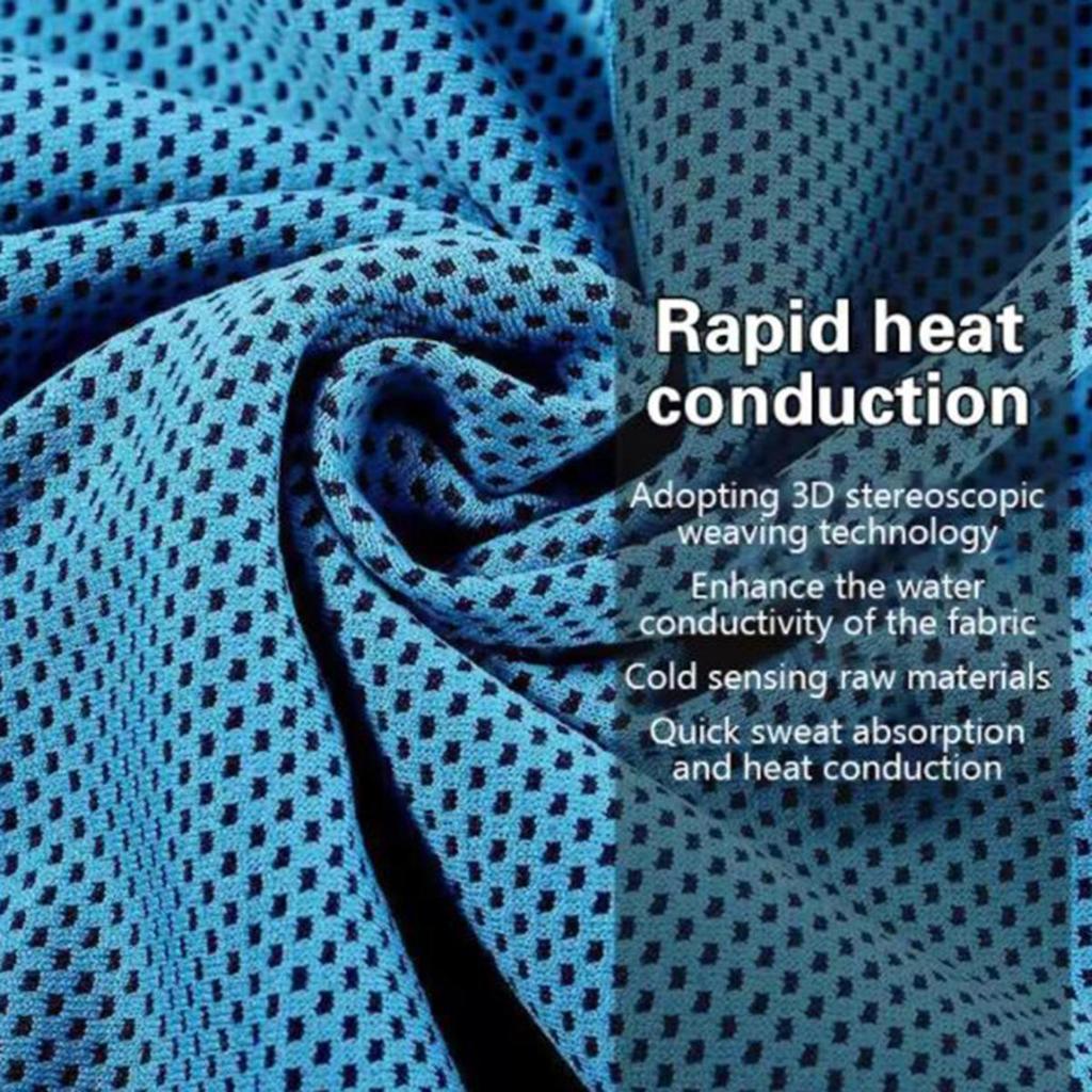 Portable Outdoor Sport Ice Towel Sweat Absorption Wrist Protector Quick-drying Cooling Wristband for Fitness Camping Running