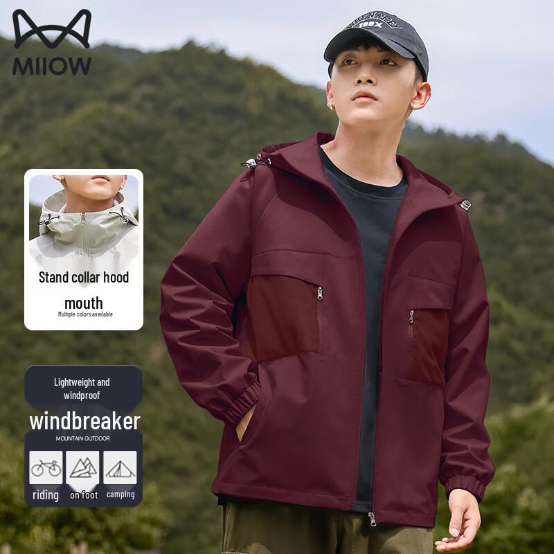 

MiiOW Men s Casual Outdoor Hooded Jacket XL