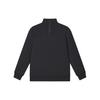 Fila Solid Color Thickened Stand Collar Zipper Jacket Men Jackets Black F51M417505A-BK