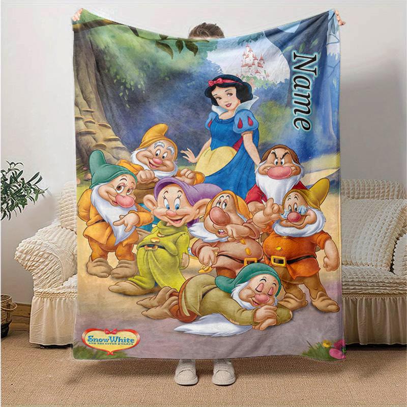 Custom 1pc Snow White's Journey Blanket, Soft And Comfortable Blanket, Casual Warm, Camping Travel Blanket, Good Birthday Gift Q90811