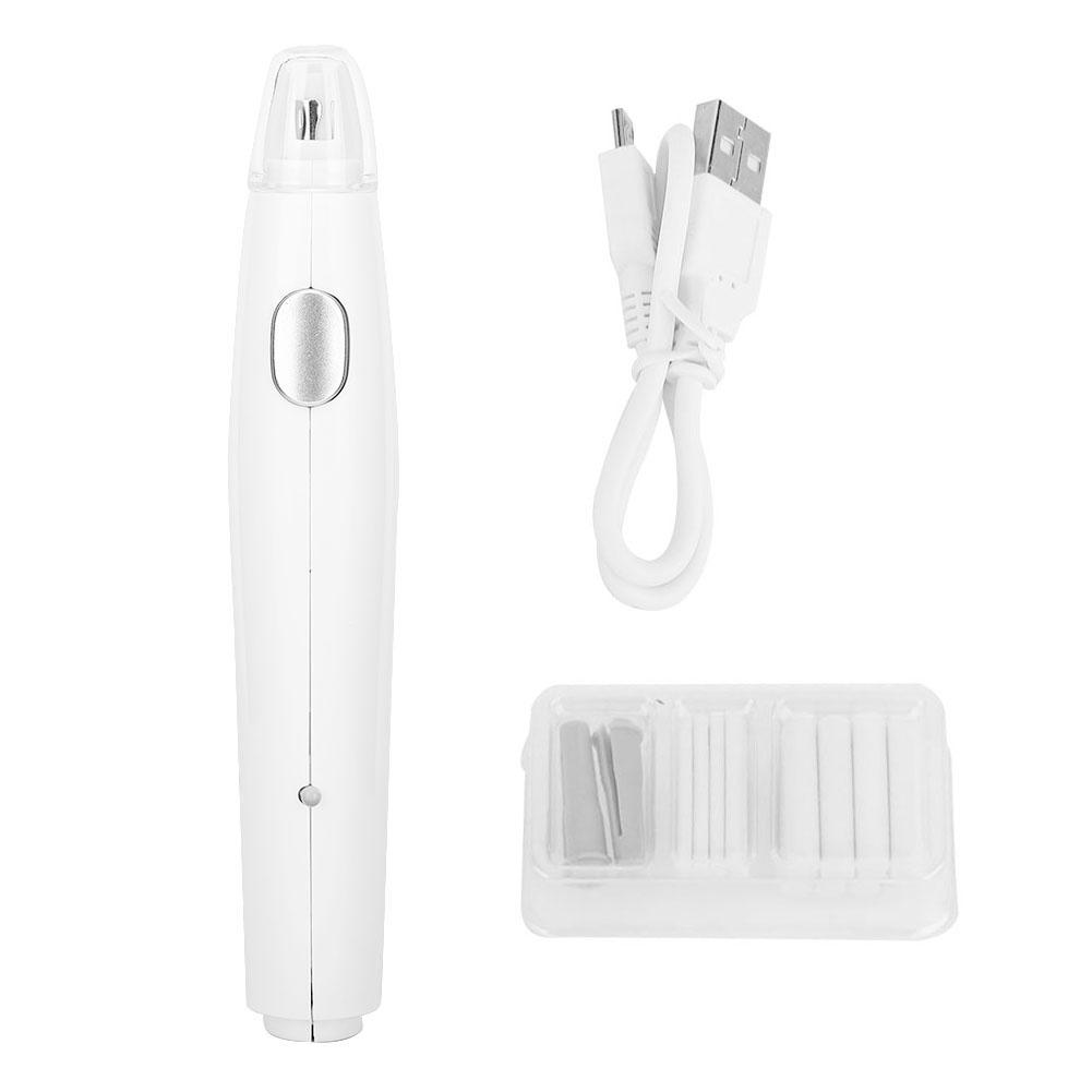 Pratica Gomma Elettrica Ricaricabile USB con 16 Ricariche di Ricambio (Rosa)