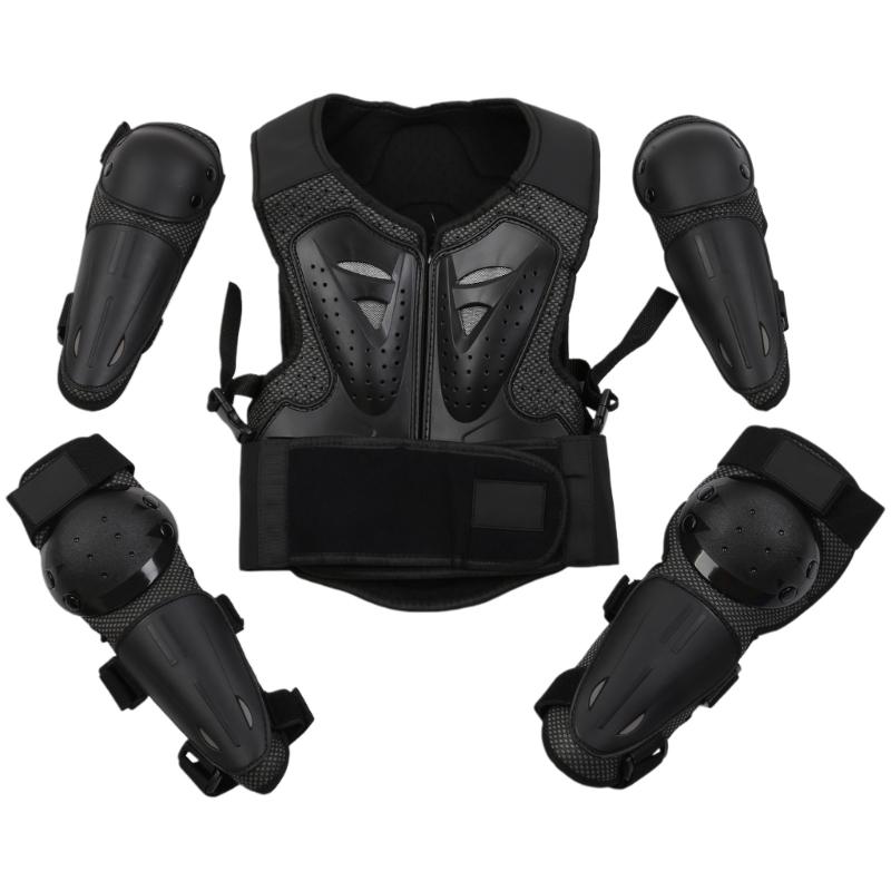 

Захисний дитячий мотоциклетний обладунок MTB Велосипедний Спортивний Пов язка Захисний Жилет чорний