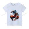 Dragon BallZ T-shirt for Children New Round Collar Clothing Kids Anime Short Sleeve Cute Cartoon Clothes Fashion Sunmer Top Gift