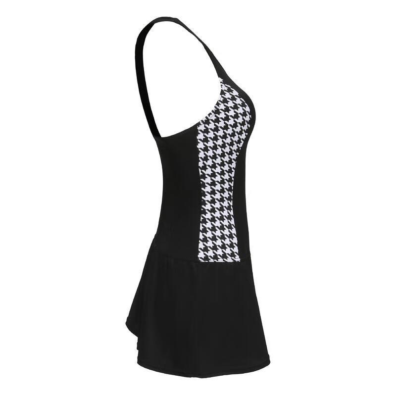 Decathlon Women's Conservative Slimming One-Piece Skirt Swimsuit