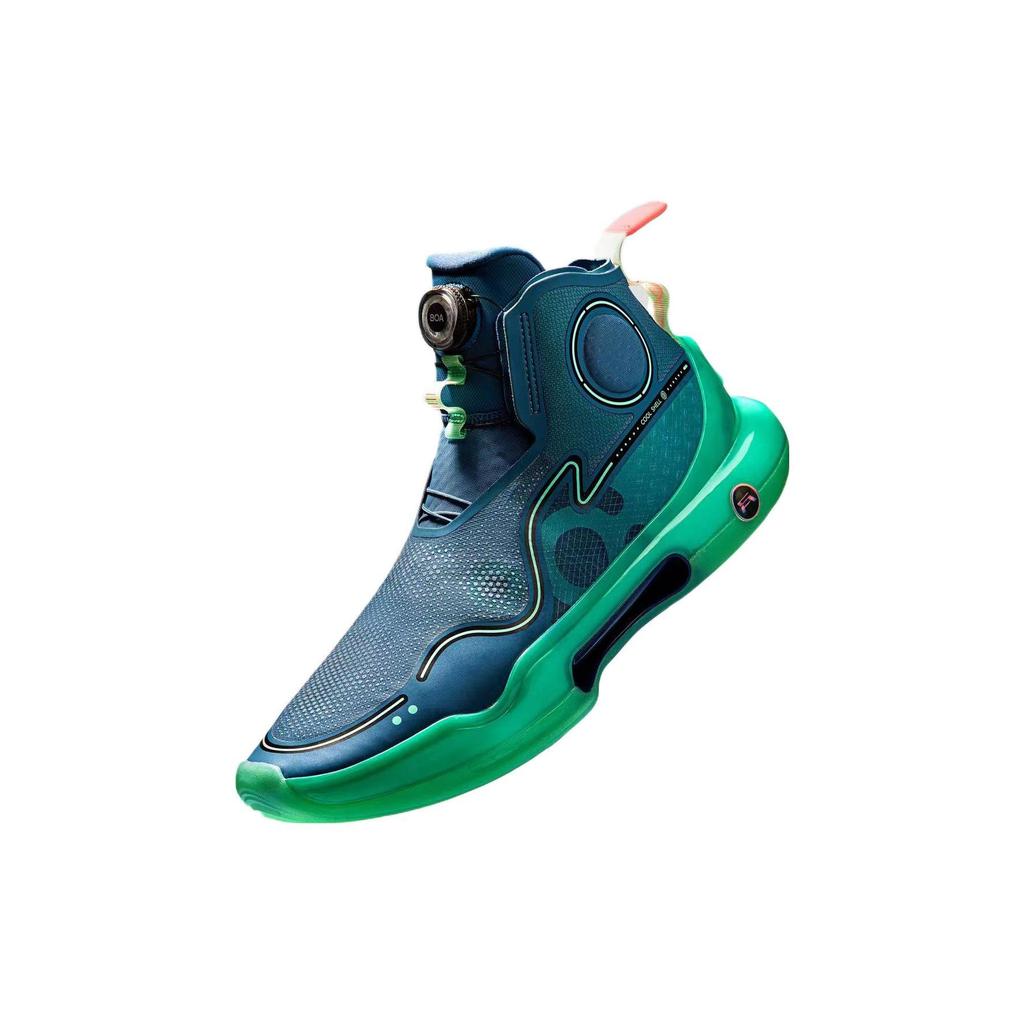 Li Ning YuShuai Evolution Textile, Synthetic Leather, TPU Rebound High Top Professional Competition Basketball Shoes ABAR041-4
