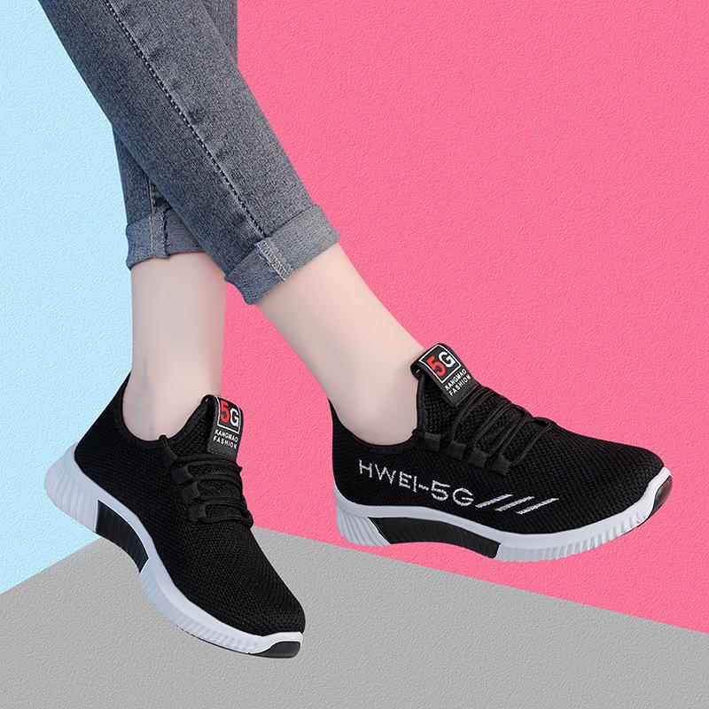 Women's Korean Style Casual Breathable Cloth Low-Top Sneakers for Work, Dance, and Streetwear