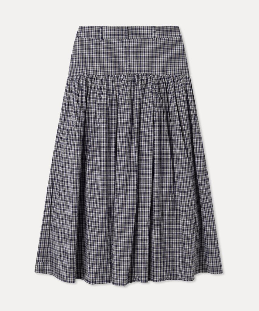 MIXXO Check Long Skirt_Miwwhg446G