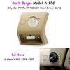 W220 1998-2005 Right Hand Driver Cars Front Dashboard Headlight Switch Control Cover Trim For Mercedes Benz S Class S500 S600