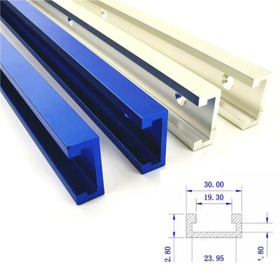 Εργαλεία πάγκου εργασίας 200-600 mm από κράμα αλουμινίου κουλοχέρη T-slot Miter Track