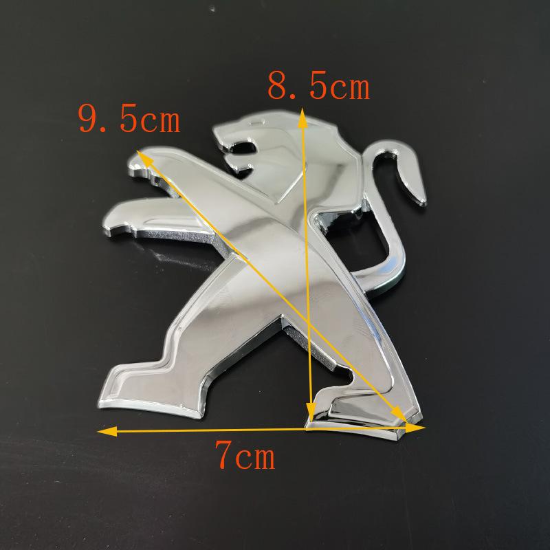 Peugeot 207 307 107 407 507 508 408 308 206 406 5008 3008 Aksesuarları için Metal Araba Logosu Ön Amblem Arka Bagaj Rozeti Çıkartması