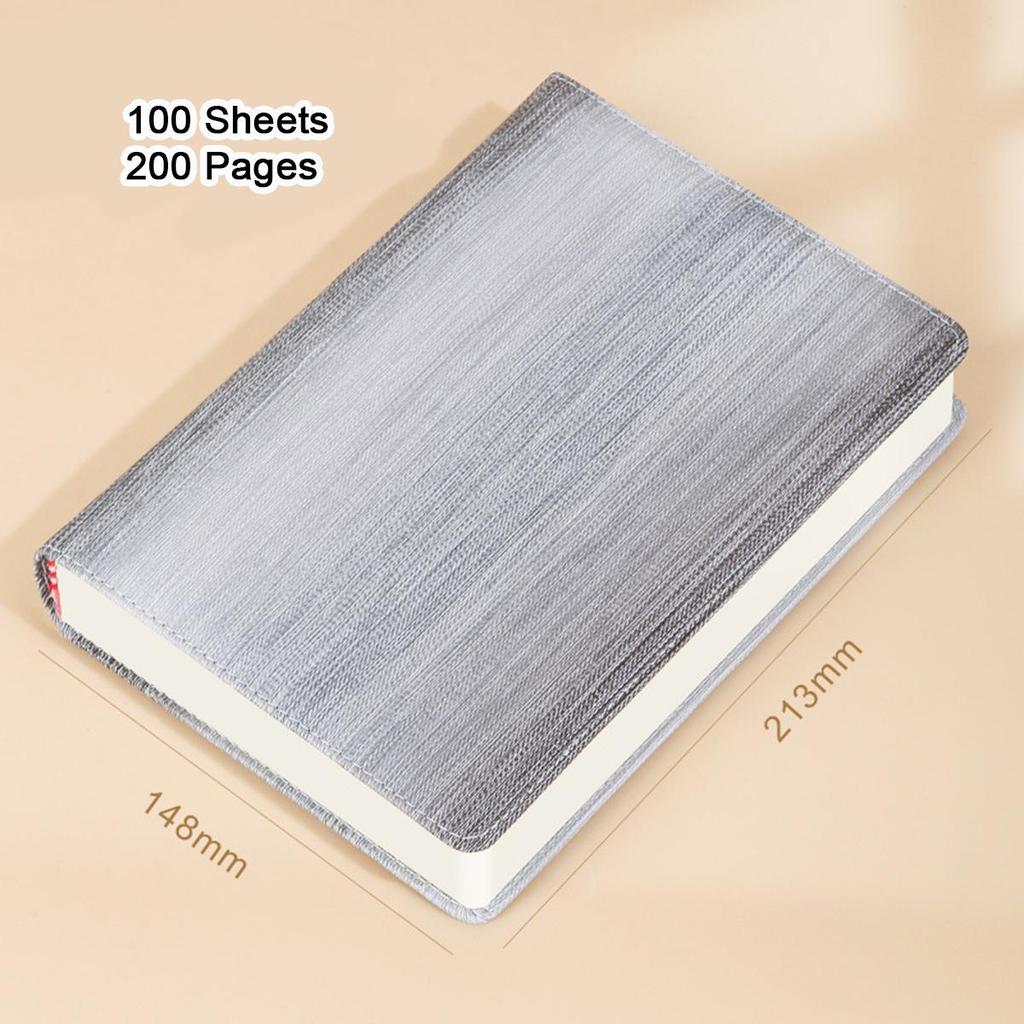 (Logo Engraving Possible) A5 Color Leather Subject Notebook, Work Notepad, Business Meeting Record Book, Diary, Travel Log