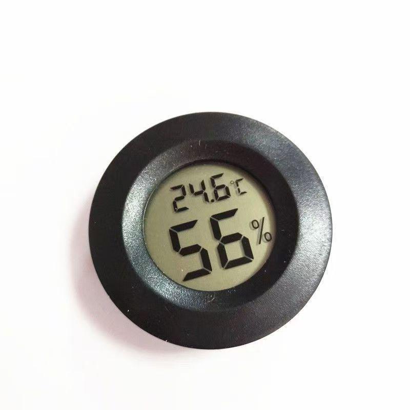 

Round Digital Thermohygrometer with Probe for Cigar, Wine, and Reptile Cabinets