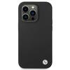 BMW BMHCP14LSILBK iPhone 14 Pro 6.1" Case Black Silicone Metal Logo