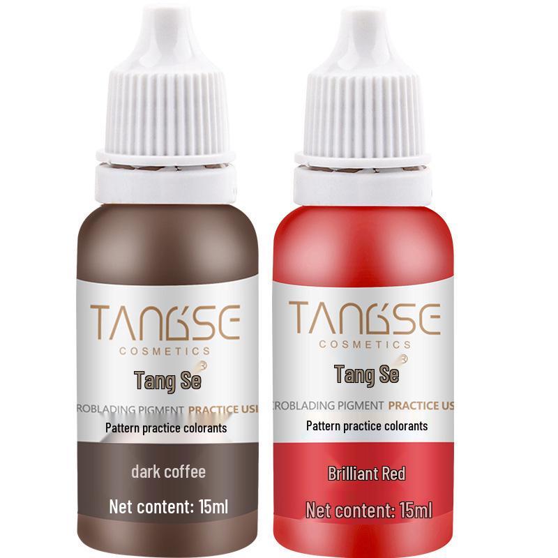 Tangse Stickerei Halbpermanente Augenbrauen- und Lippenfarbe Pigmentwerkzeuge