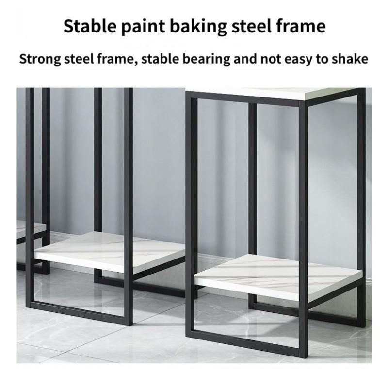 Nordic Flower Stand Iron Display Shelf Luxury Simple Modern Living Room Indoor Plant Rack Stand Storage Shelf