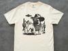 UFO Pug Comfort Colors T-Shirt: Western Pug Mom Gift Tee - Cowboy Pug Dog Dad T Ranch Country Style, Vintage Shirt