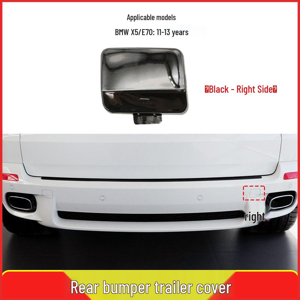 BMW X5 E70 Rear Bumper Tow Hook Covers (Left & Right) - Part 51127271815