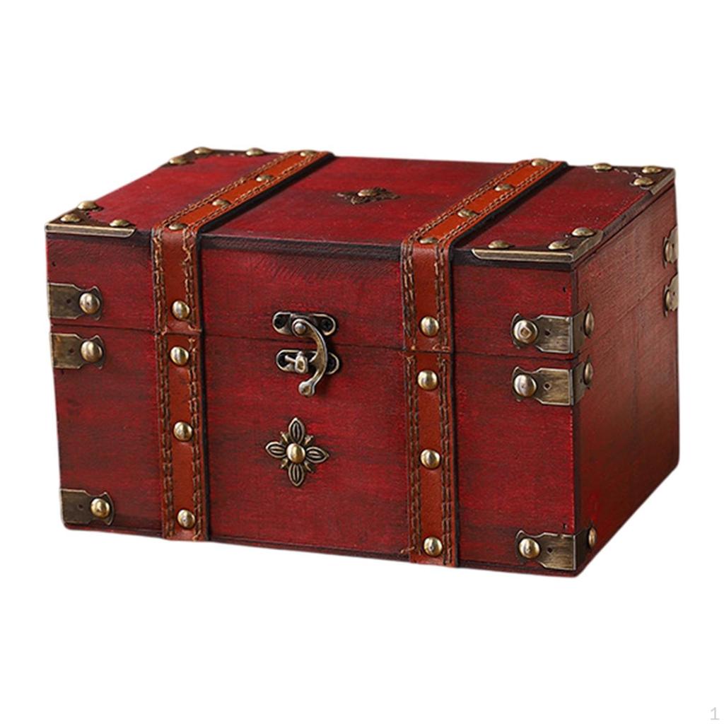 Jewelry Organizer Box Treasure Case Container Trinket for Rings Pendant Charms