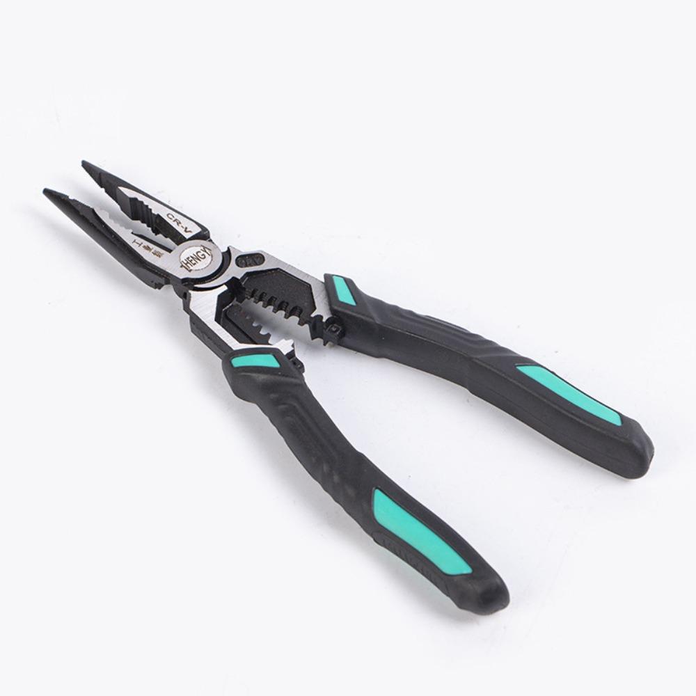 Useful Metal Hammerhead Pliers CR-V Universal Diagonal Pliers With Hammerhead multifunctional Wire Cutting Hardware Tools