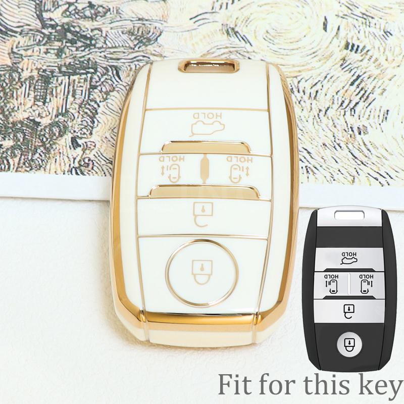 5 6 Button Remote Holder For Kia Sedona Grand Carnival Sorento Shell Fob Control Tpu Car Key Cover Key Case Protection Skin