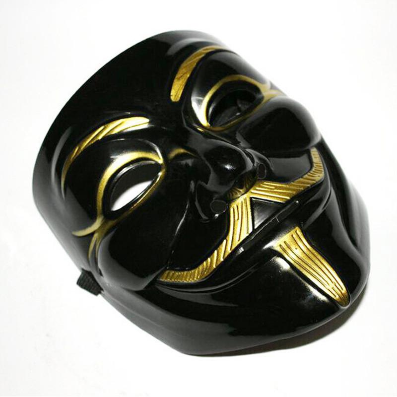 Fashion V For Vendetta Guy Fawkes Mask Anonymous Halloween Costumes Cosplay