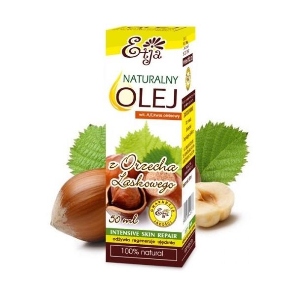 Etja Premium Cold-Pressed Hazelnut Oil, Natural Moisturizer, 50 ml
