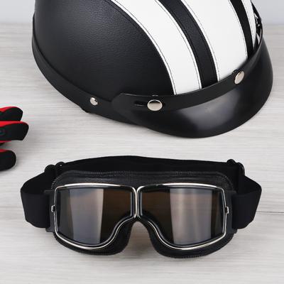 Retro brýle na helmu pro motocykl, univerzální motokrosové brýle s prodyšným otvorem, sluneční brýle, příslušenství pro motocyklové brýle