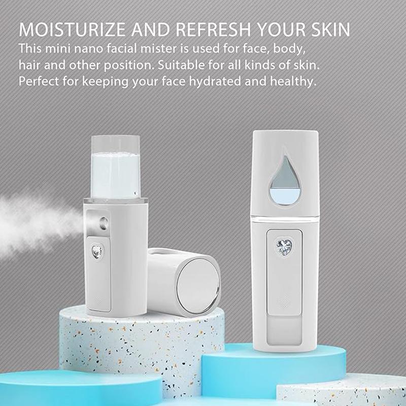 Facial Mister Mini Portable Rechargeable Mini Nano Mist Sprayer Facial Sprayer Skin Care Machine For Face Hydrating Daily Makeup