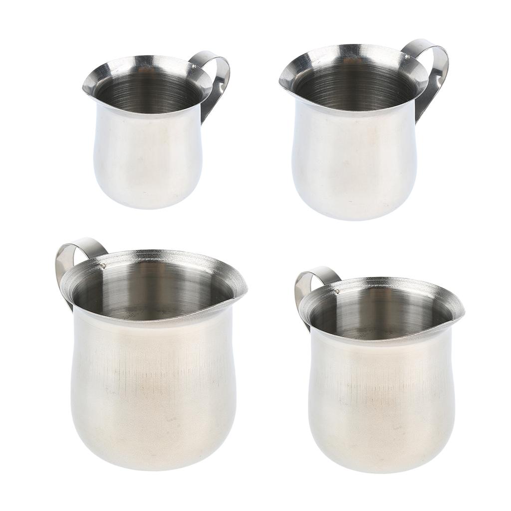 Design Stainless Steel Milk Frothing s Creamer Latte Art Jug 2oz/ 3oz/ 5oz/ 7oz