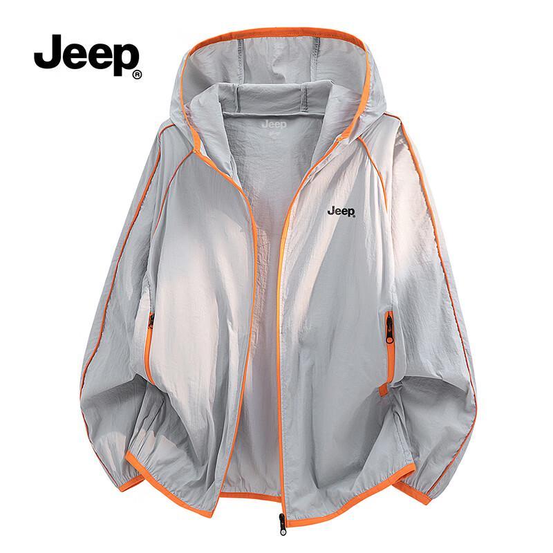 JEEP Unisex Ice Silk Sun Protection Skin Jacket L