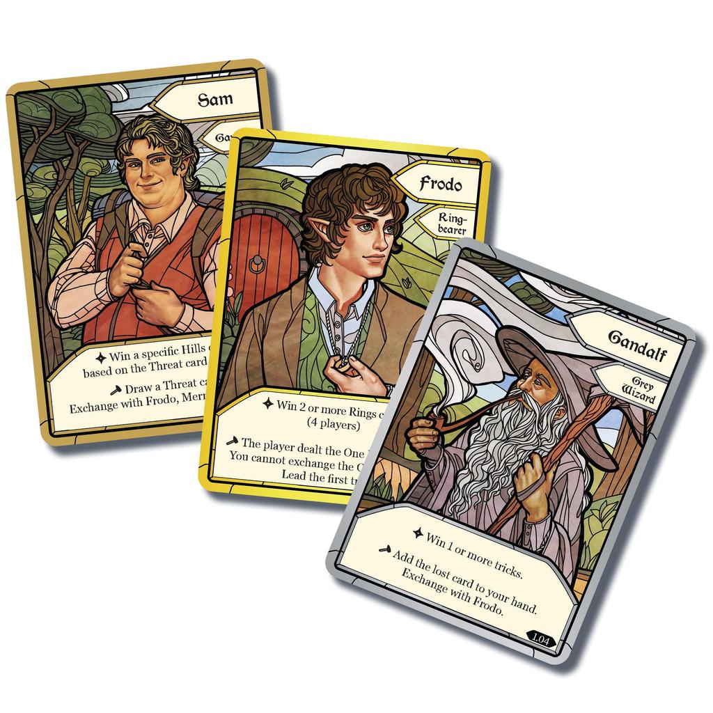 The Lord of the Rings The Fellowship of the Ring Game Cooperative Card Strategy Game for Kids Ages 20 Minute by Office Dog Trick-Taking - Adventure! &