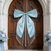 large Bow Tie Smooth Satin Oversized Bow Decor Holiday Party Decoration Living Room Bedroom Garden Window Wall Festive Gift