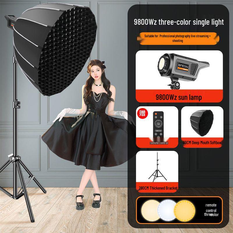 Ultra-Bright Spherical Fill Light for Live Streaming and Photography