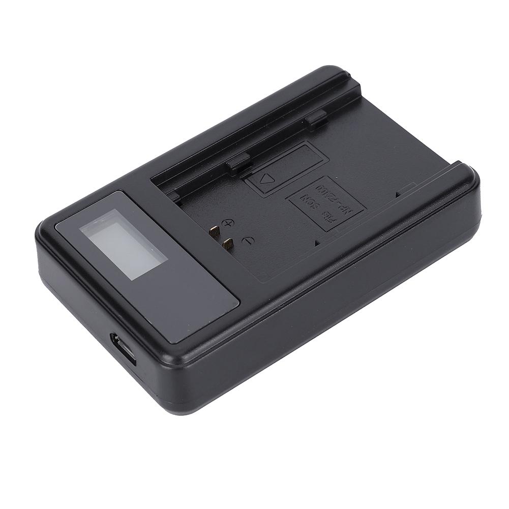 SEIVI NP FZ100 LCD Charging Display USB Single Slot Camera Battery Charger for Sony A7RIII A7R3 A9 7RM3