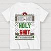 Ho Ho Holy Shit It's Christmas Cotton Summer Casual Cool Loose T-Shirt