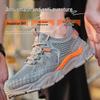 Scarpe di Sicurezza Nere da Uomo Coibentate Antiscivolo - Calzature con Costruzione Anti-Odore, Resistenti all'Usura, Anti-Schiacciamento, Anti-Perforazione