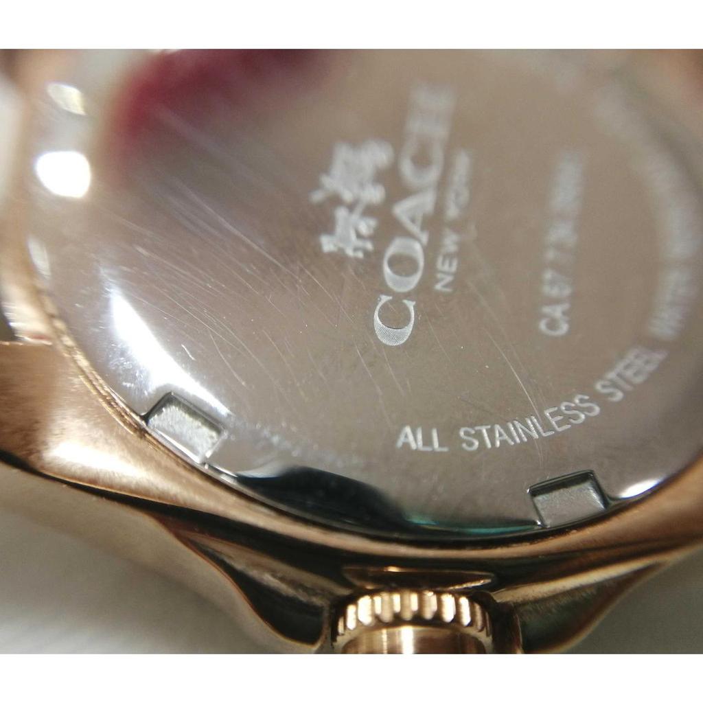 Used COACH white quartz watch coach