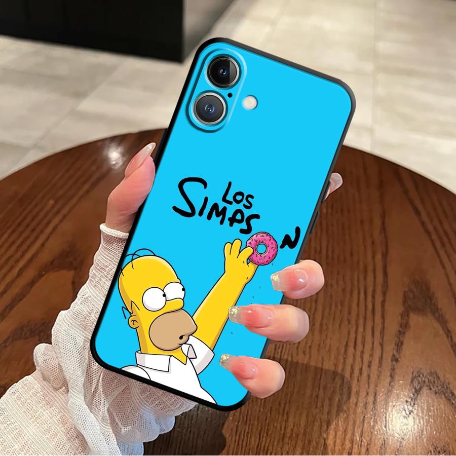 Soft Back Phone Cover Case for iPhone 11 15 Plus 17 16 Pro Max 13 Mini 7 8 17Air 14 X XS XR 12 SE Simpson's Father