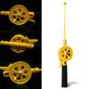 Outdoor Kids Portable Ice Fishing Rod Plastic Pole With Reels Wheel Accessory