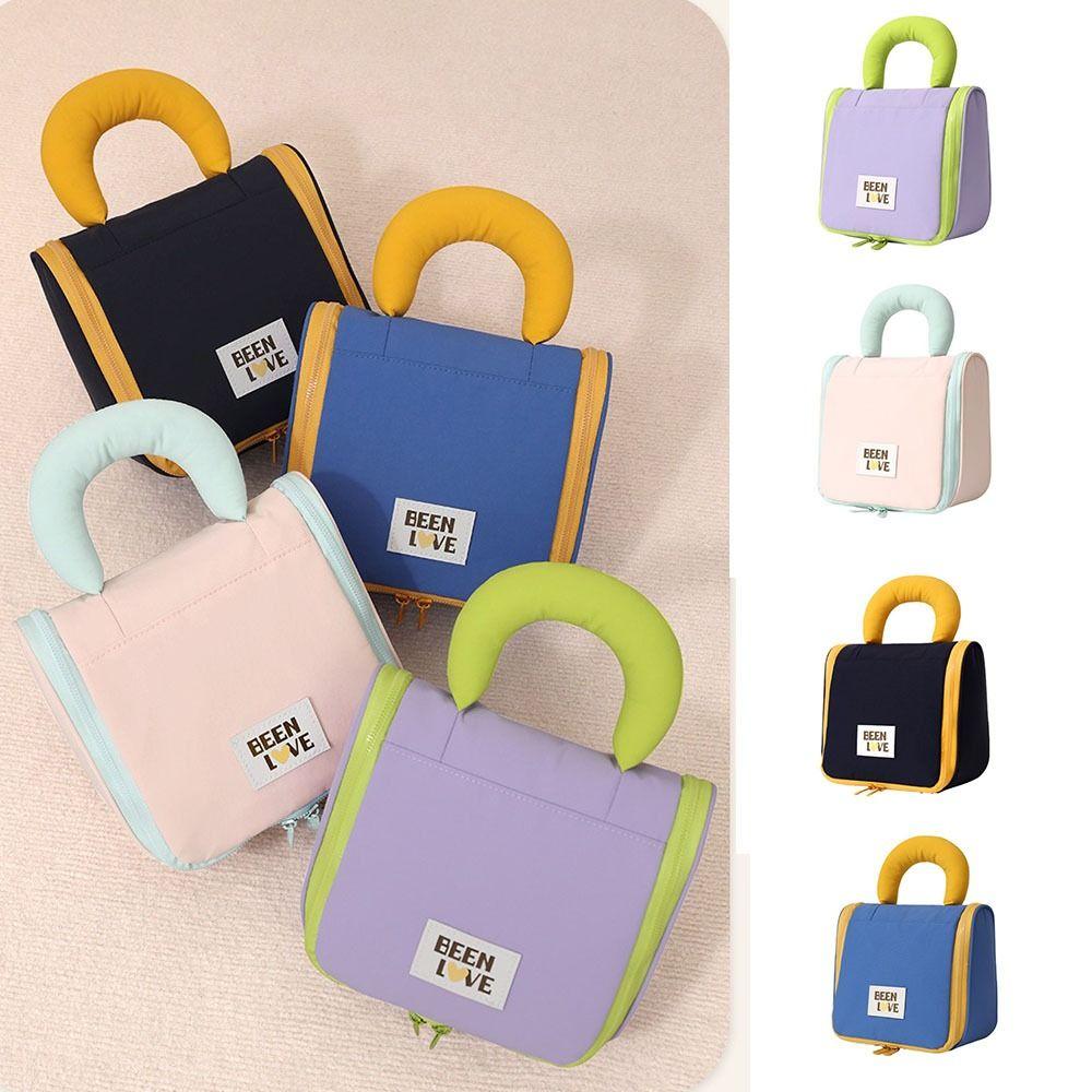 

Wet and Dry Toiletry Washbag withHanging Hook Cosmetic Storage Bag Hanging Toiletry Bag Women фіолетовий