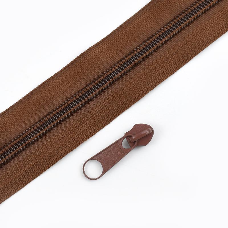 3# 5# Meetee 3/5/10M Rainbow Nylon Zipper Tape with Zippers Slider Decor Zip Closure Repair Kit Bag Garment Sewing Accessories