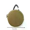 Sports And Outdoor Tactical Earphone Case Hanging Bag Key Case Round Mini Coin Purse Simple And Fashionable Storage