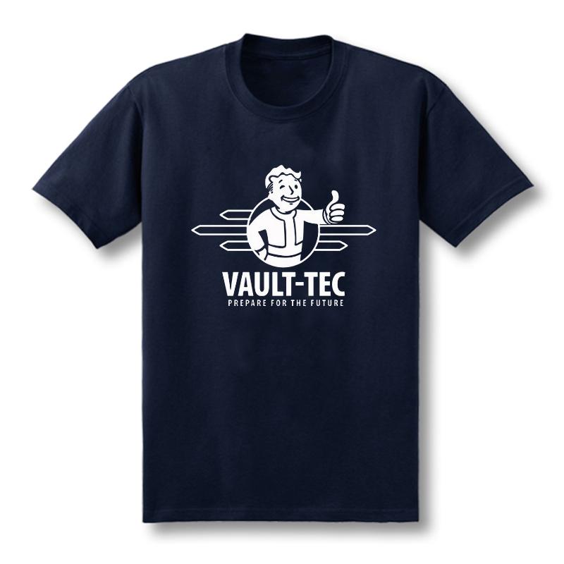 

2025 New Game T-shirt Fallout 4 Fallout 4 Pipboy Vail-TEC Summer Pure Cotton Short-sleeved T-shirt Ins Y2k 4XL