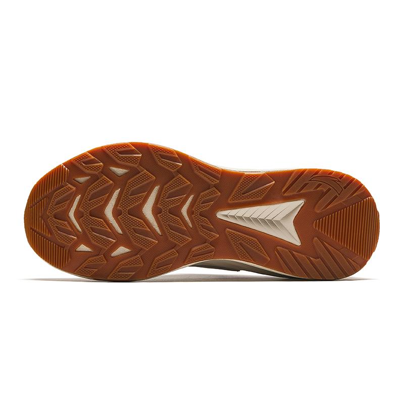 Anta Exploration Comfortable Shock Absorbing Durable Low Top Running Shoes Women sneaker White Brown 922415588-2