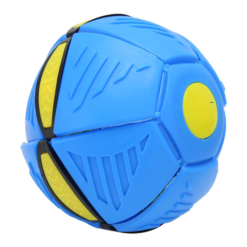 Flying Saucer Ball Decompression Changeable Shape Pet Dog Toy with Cool Lights for Parent Child