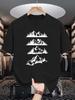 Unisex Crew Neck Tee Mountain Forest Nature Graphic Print Soft Cotton Loose Breathable Short Sleeve Summer Casual Street Tops
