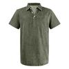 Men's Summer Color Pocket Sports Buttons Short Sleeve Shirt Men's Sports Casual Short Sleeve Shirt